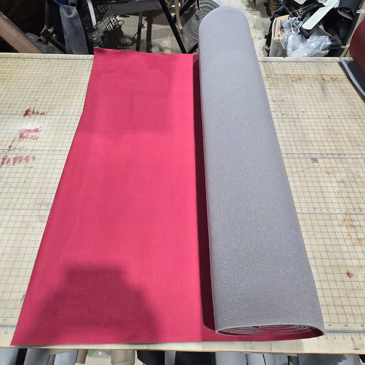 Suede Headliner Crimson Stretch Fabric 60" wide