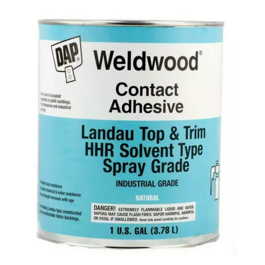 1 Gallon Dap Weldwood Contact Adhesive Cement Landau Top & Trim | SoManySeats