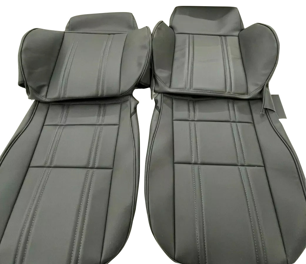1986-1995 Suzuki Samurai Seat Covers (Front Only) DK Grey Color Original Fit