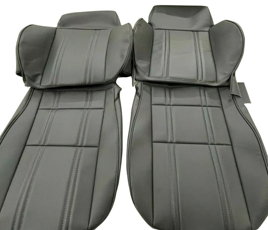 1986-1995 Suzuki Samurai Seat Covers (Front Only) DK Grey Color Original Fit
