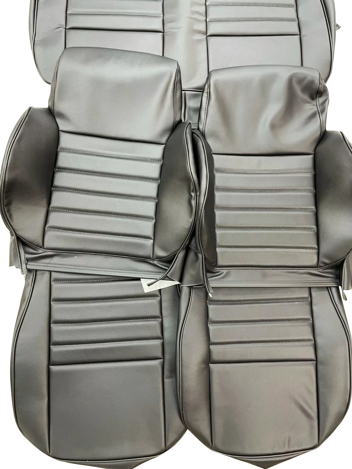 1986-1995 Suzuki Samurai Front / Rear upholstery seat covers (ALL BLACK)