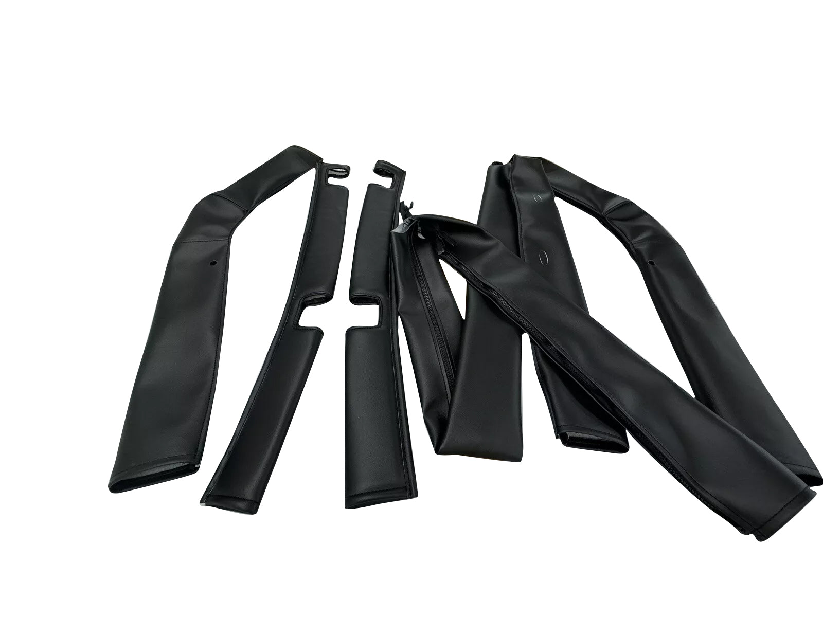 1997-2001 Jeep Wrangler Roll Bar Pad 5 Covers Set With Inside Foam(New)All Black