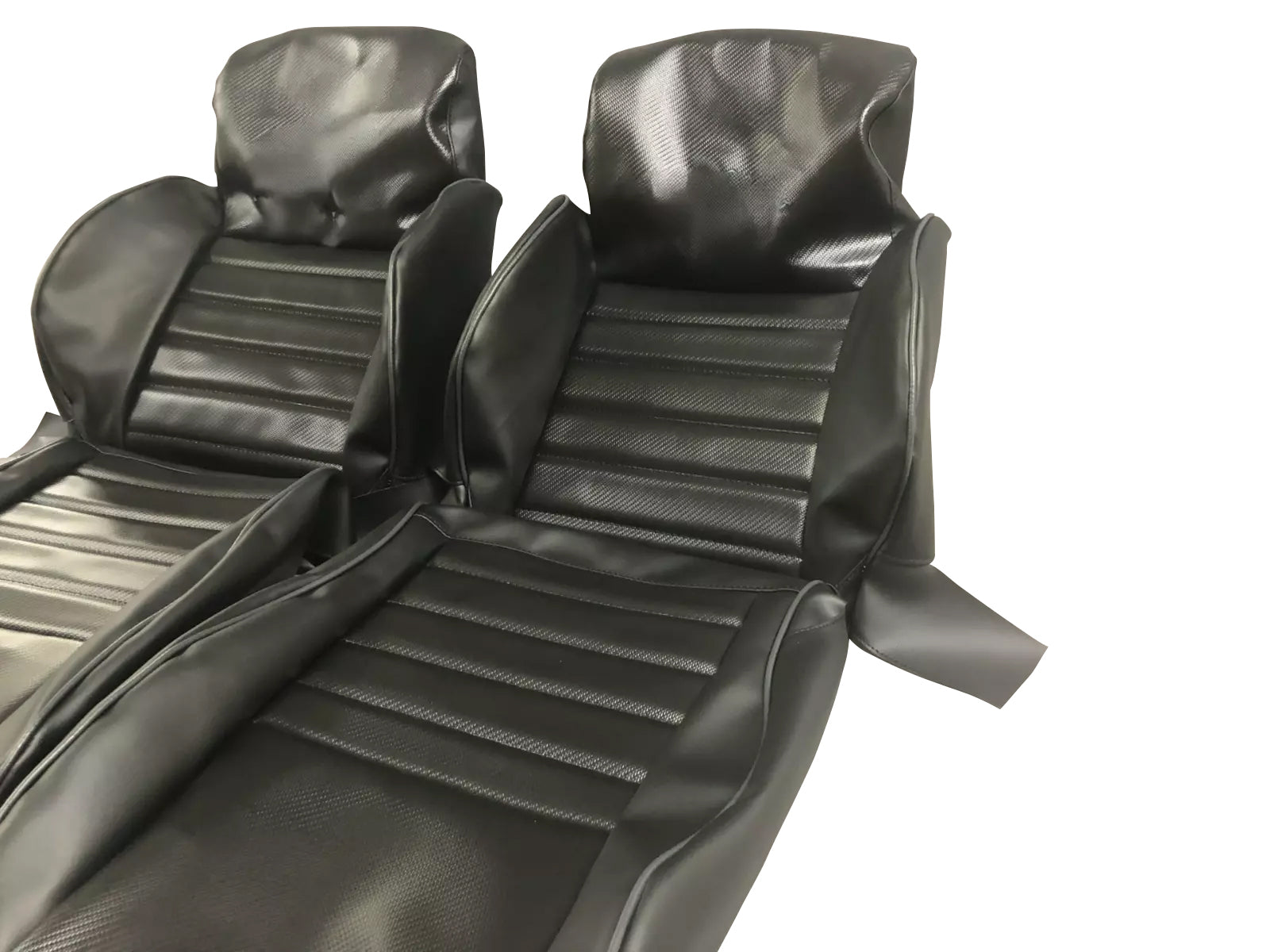 1986-1995 suzuki samurai jx F and R upholstery covers(Black, Black carbon)