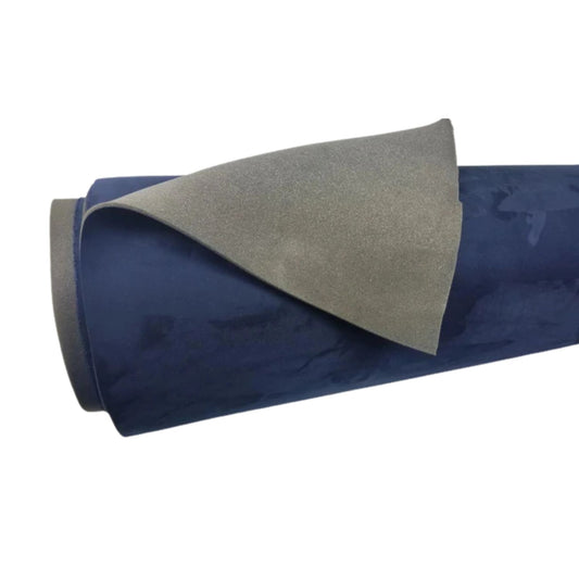 Soft Durable Stretch Suede Headliner Fabric - Navy | SoManySeats