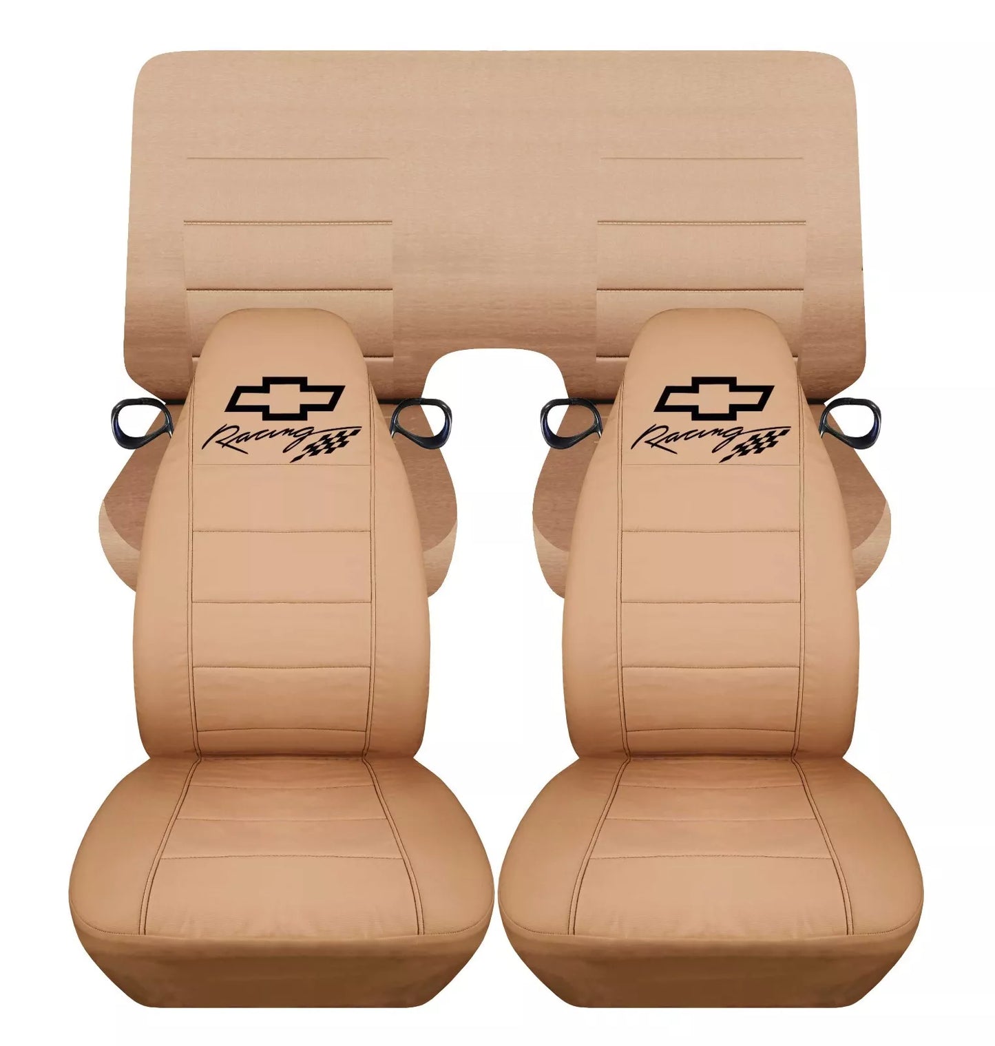 Fits 1970-02 Chevy Camaro Coupe/Convertible Front and Rear seat covers W/design