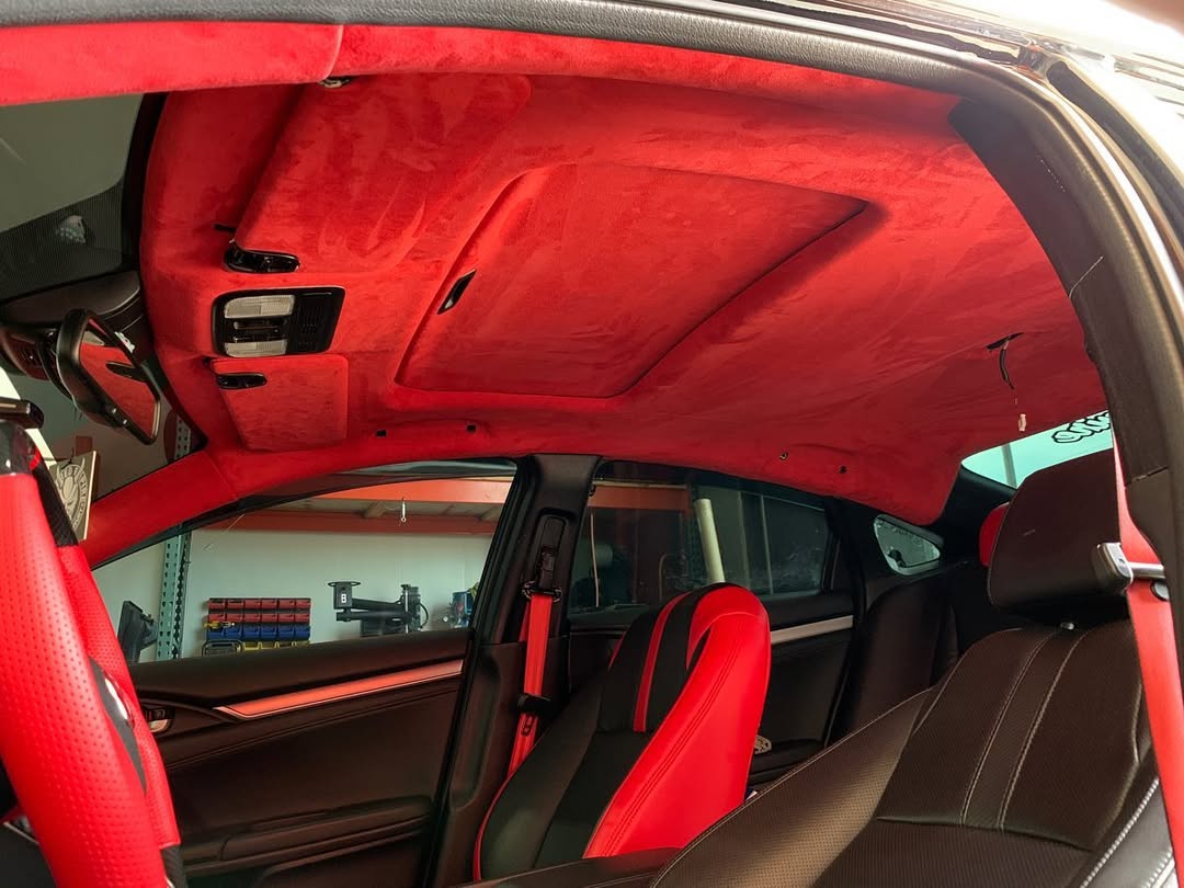Suede Headliner Stretch Suede Headliner Kit With Foam Back 2 Cans Of High Temp Spray Contact Adhesive Included