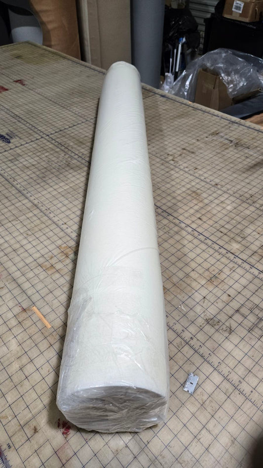 Suede Headliner White Foam Back Stretch Fabric 60"wide