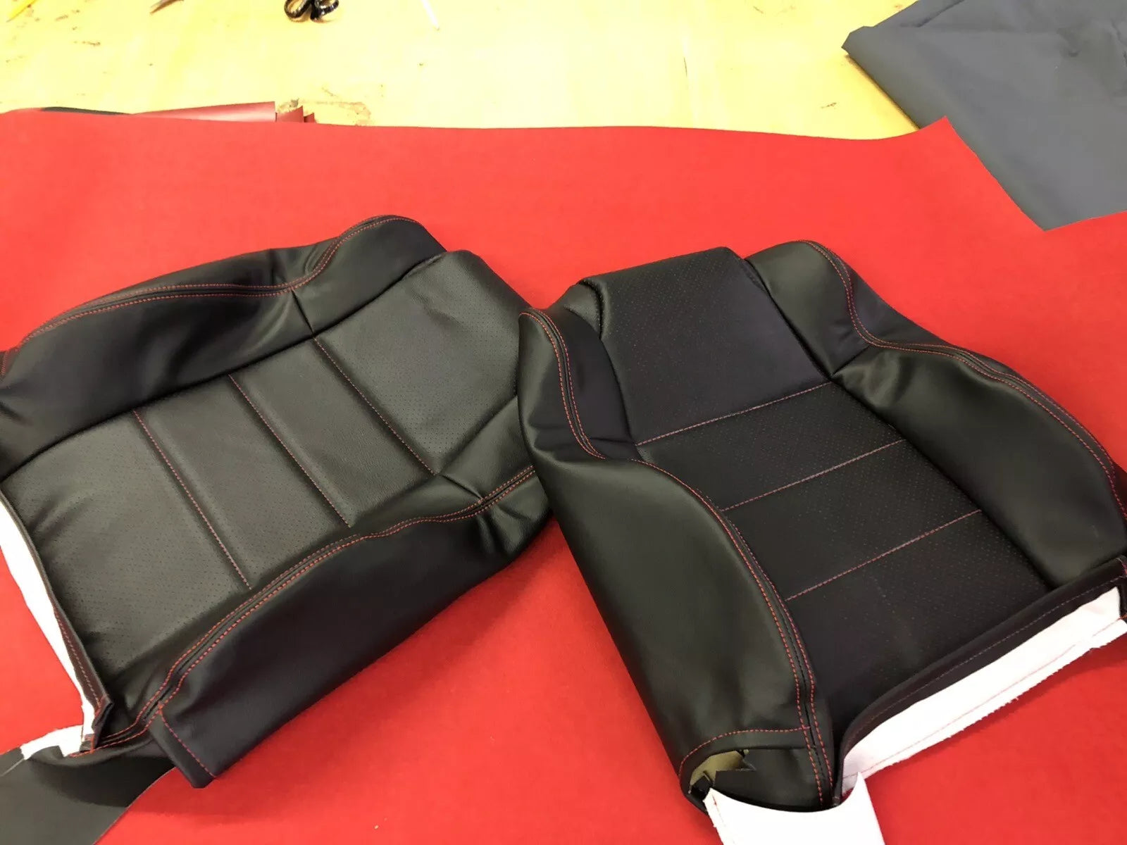 1991-1994 Toyota MR2 Replacement Seat Covers(leather and perforate inserts)