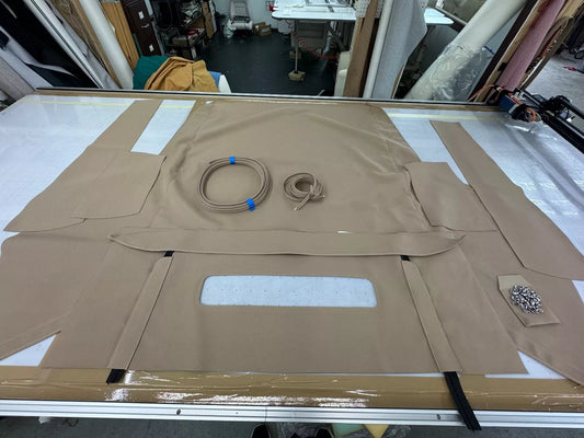 1935-36 FORD CONVERTIBLE TOP COUPE (CABRIOLET) 2 PASSENGER with Plastic Window