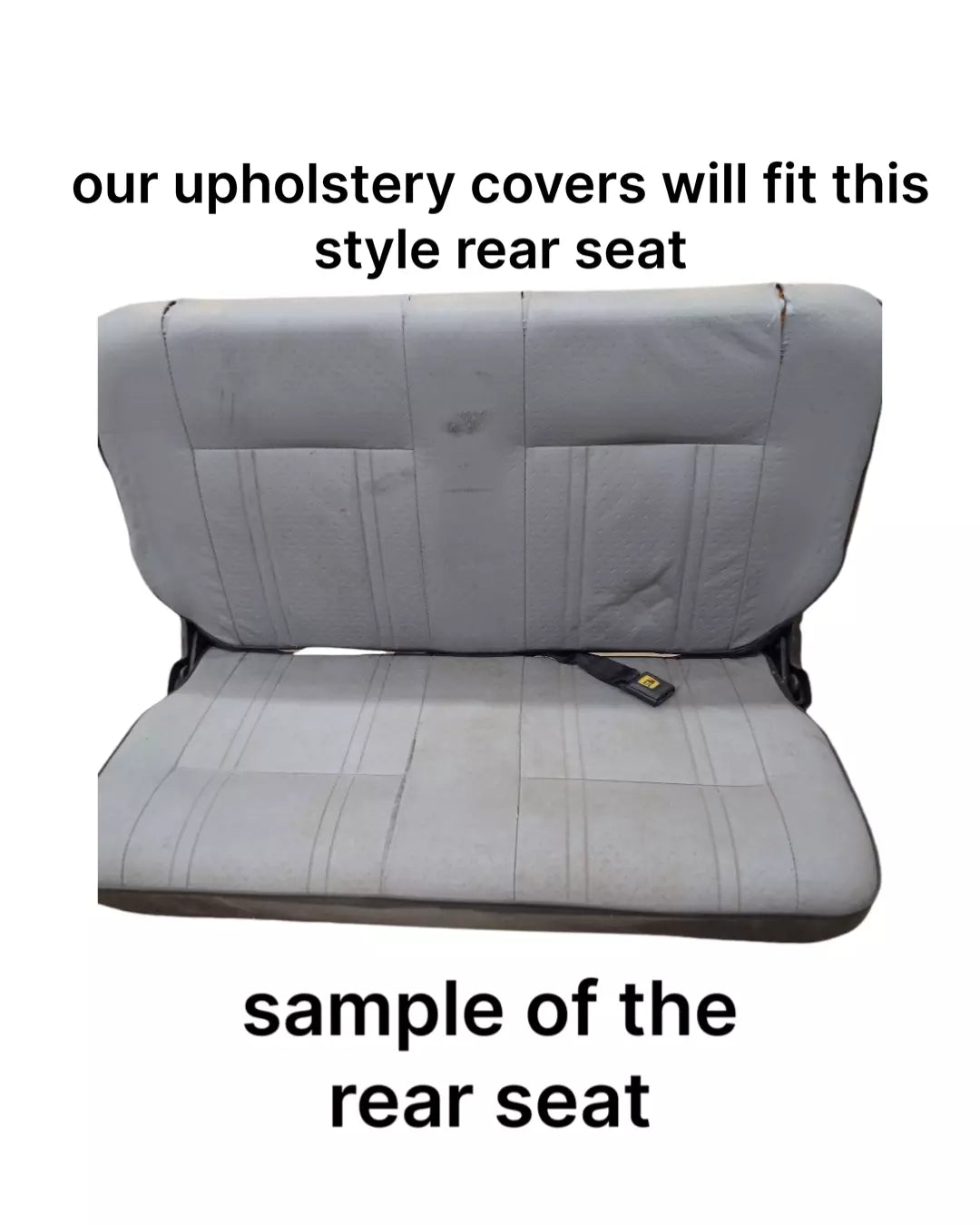 1986-1995 Suzuki Samurai seat covers - Black/Black carbon inserts- F/R Red Trim