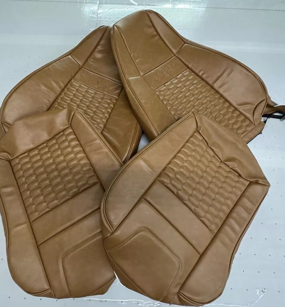 1987-95 JEEP WRANGLER YJ SEAT UPHOLSTERY KIT CUSTOM STYLE (Spice or Gray color)