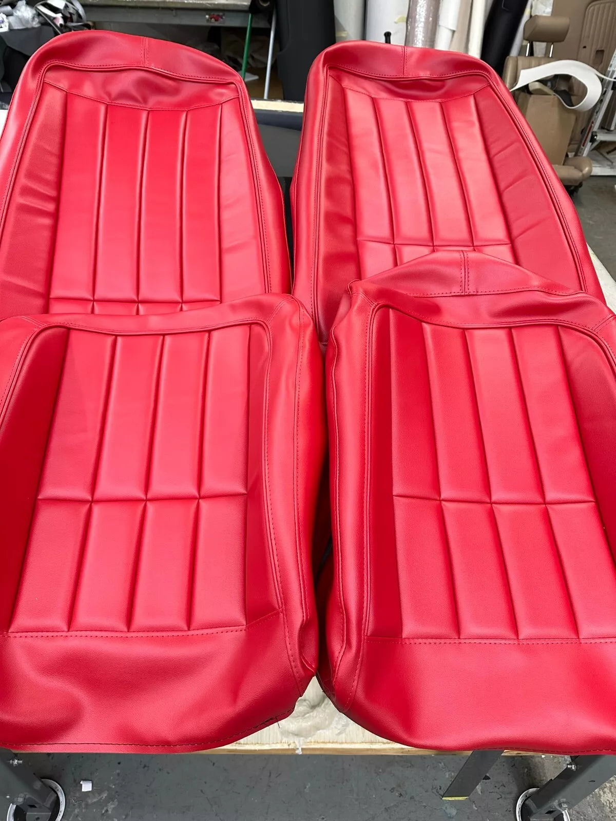 1970-1971 CORVETTE C3 SEATS COVER FULL SET(RED Color)