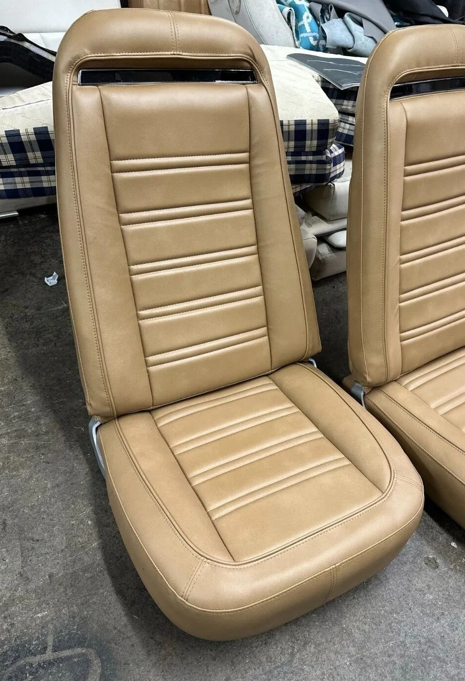 1970-1978 corvette c3 seats cover(FULL SET) All Vinyl Material