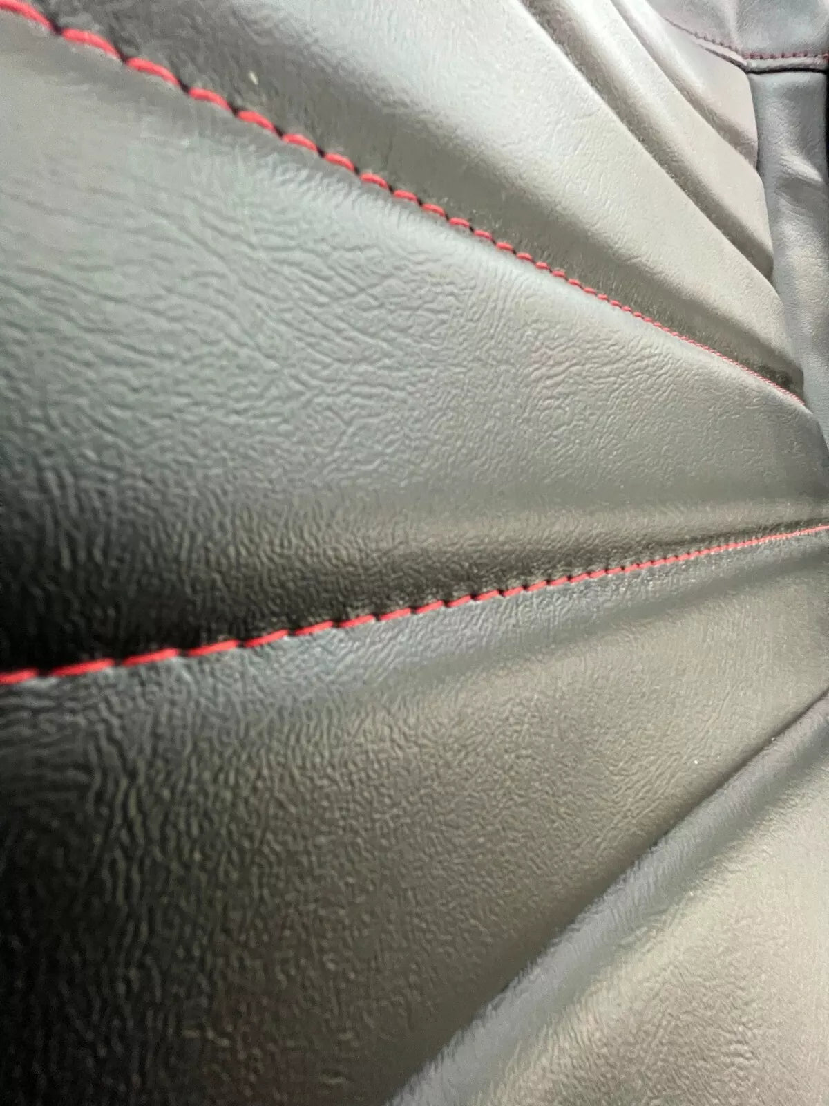 1986-1995 Suzuki Samurai Front / Rear upholstery seat covers RED Stitching