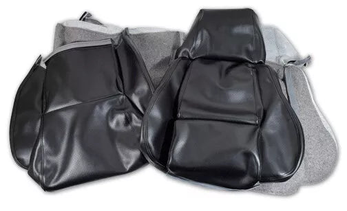 1984-1988 Corvette Seat Covers. Black Standard