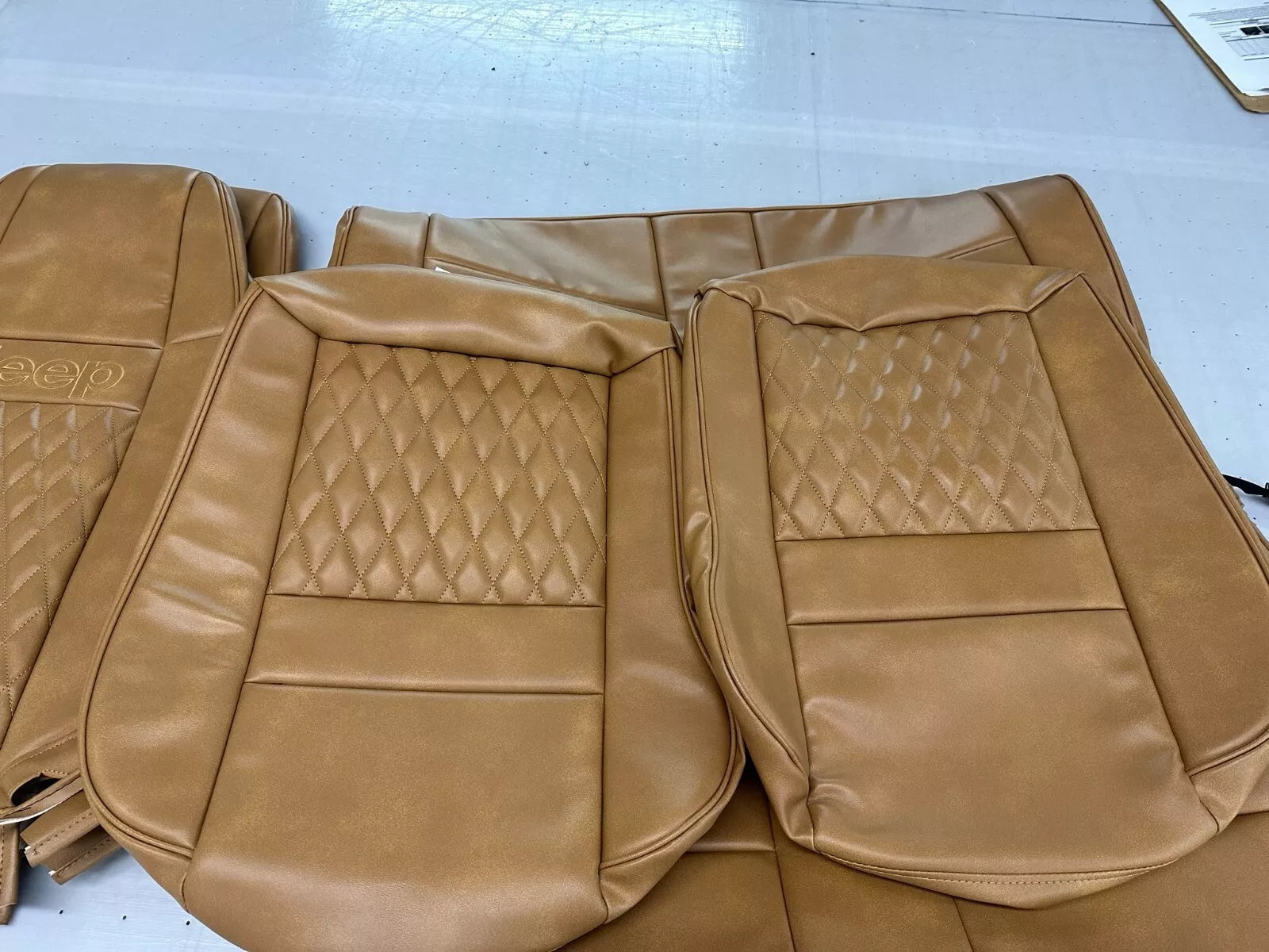 1987-95 JEEP WRANGLER YJ SEAT UPHOLSTERY KIT CUSTOM STYLE, SPYCE OR GRAY