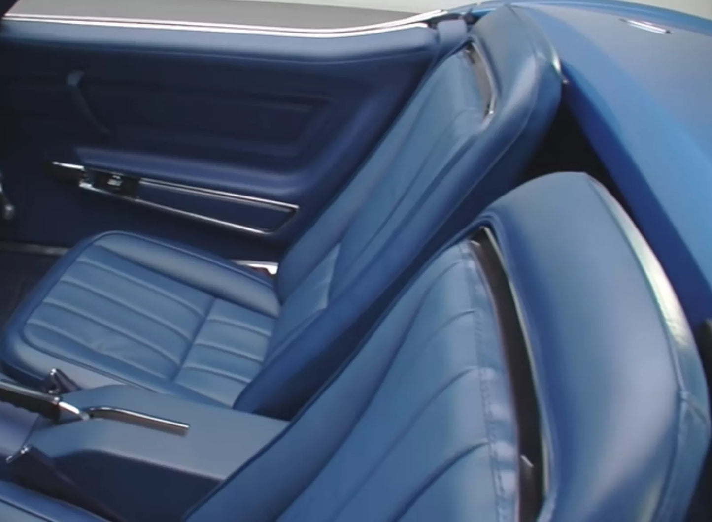 1971 CORVETTE C3 SEATS COVER FULL SET(Royal Blue)