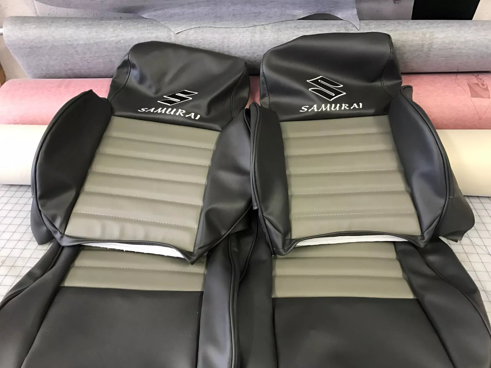 1986-1995 Suzuki Samurai Seat upholstery KIT (front and Rear )