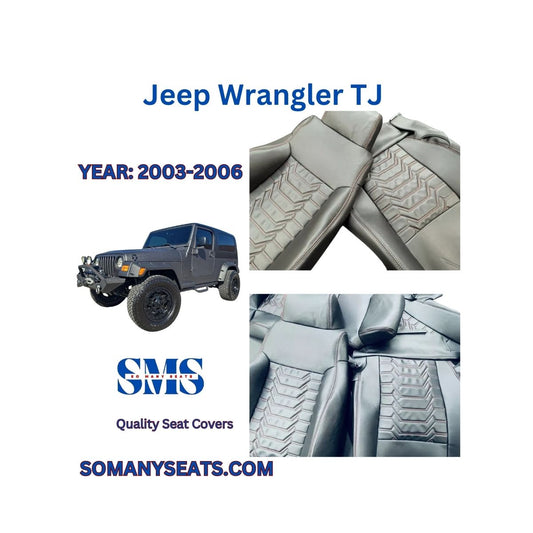 2003-2006 Wrangler TJ Seat Cover Upholstery Kit - Durable and Premium Quality