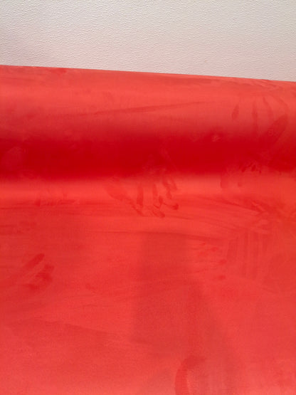 Red Stretch Suede Headliner Foam Back Fabric 60"wide