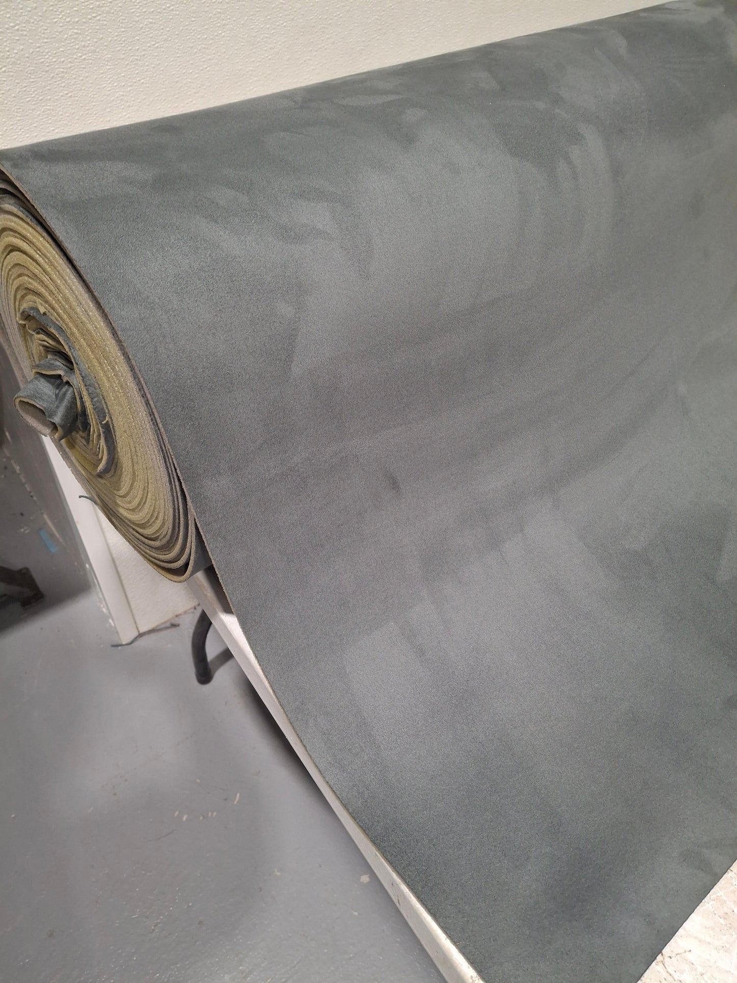 Charcoal Stretch Suede Headliner Fabric 60"Wide