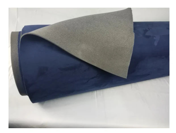 Charcoal American Flag Suede Headliner Fabric – Custom Foam Backed (60” Wide) | Made in USA
