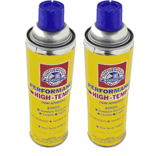 (2) Cans Performance High-Temp Contact Adhesive 12 Oz Cans Spray Adhes ...