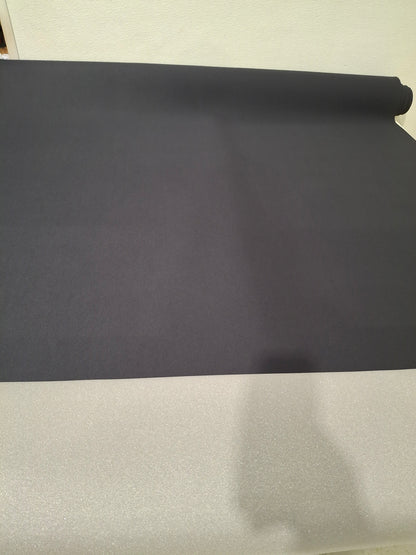 Charcoal Black Flat Knit Headliner Fabric with Foam Backing Sold By The Yard 60"wide