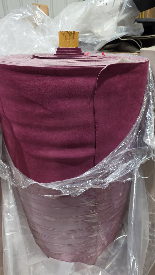 Berry Stretch Suede Headliner  Fabric Headliner Fabric 60"wide