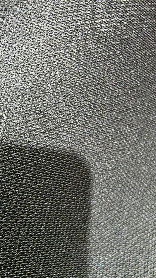 Anthracite Flat Knit Headliner Fabric with Foam Backing Sold By The Yard 60"wide