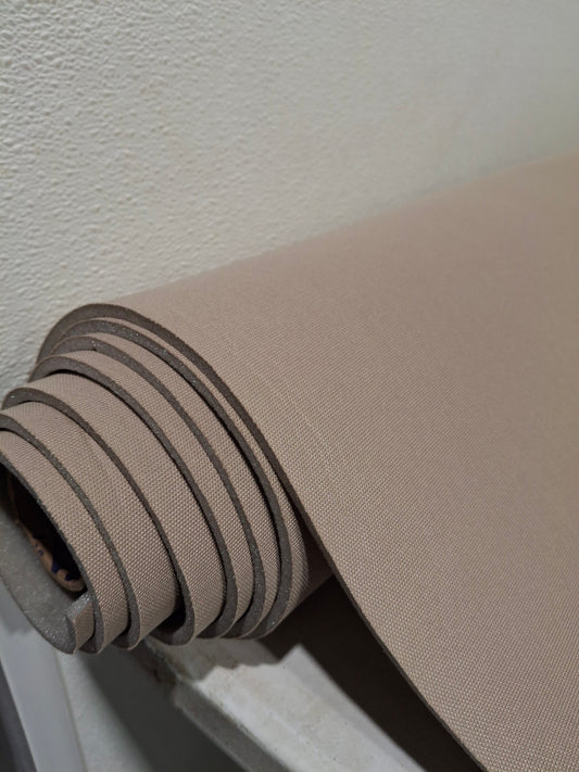 Lt. Khaki Beige Headliner Fabric with Foam Backing Sold By The Yard 60"wide