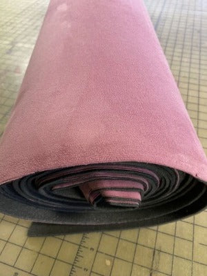 Pink Suede Headliner  Fabric Foam Backed Headliner Fabric 60"wide