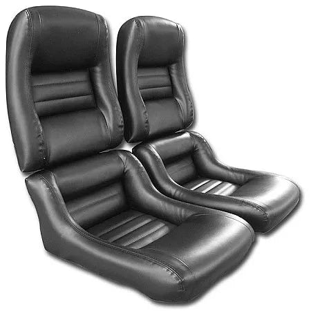 1979-1982 Corvette C3 upholstery Seat Covers(Black 4 pcs)